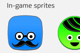 Heebo sprites and icon sheet